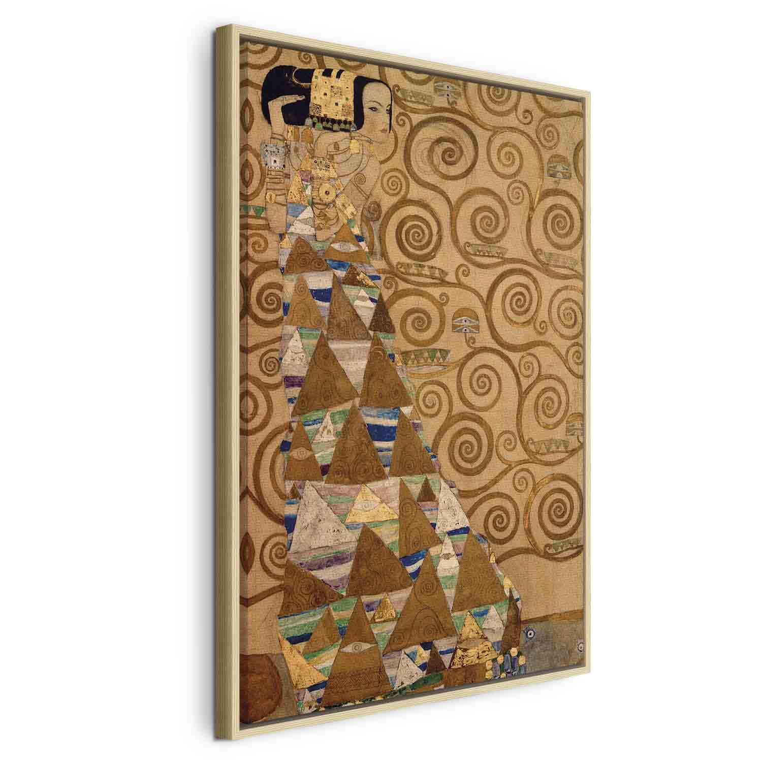 Leinwandbild - Gustav Klimt – Expectation