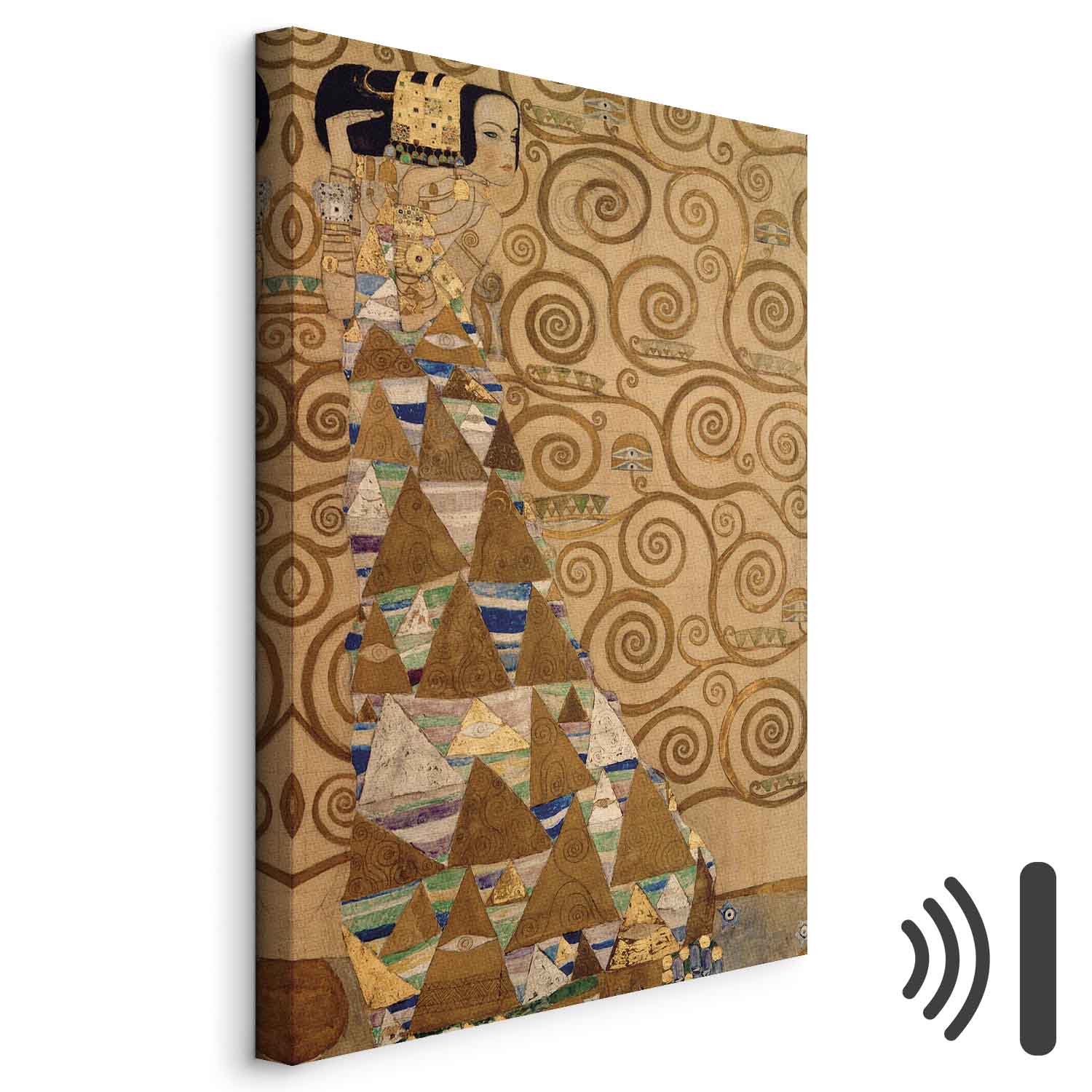 Leinwandbild - Gustav Klimt – Expectation