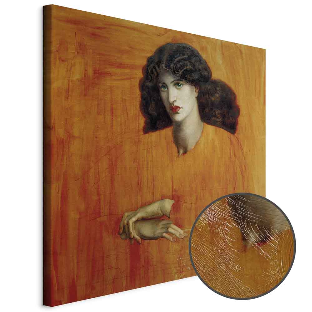 Leinwandbild - Dante Gabriel Rossetti – La Donna della Finestra