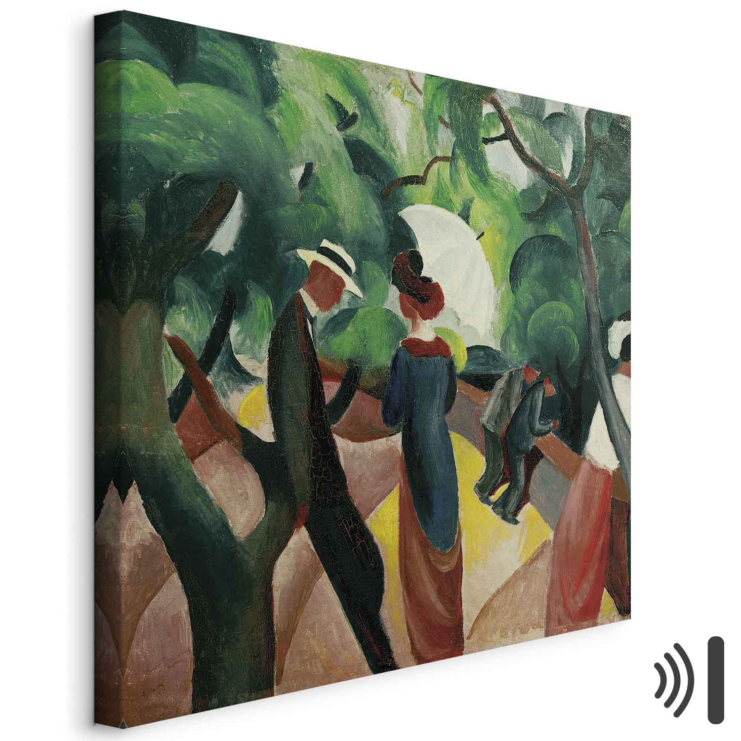 Leinwandbild - August Macke – Promenade