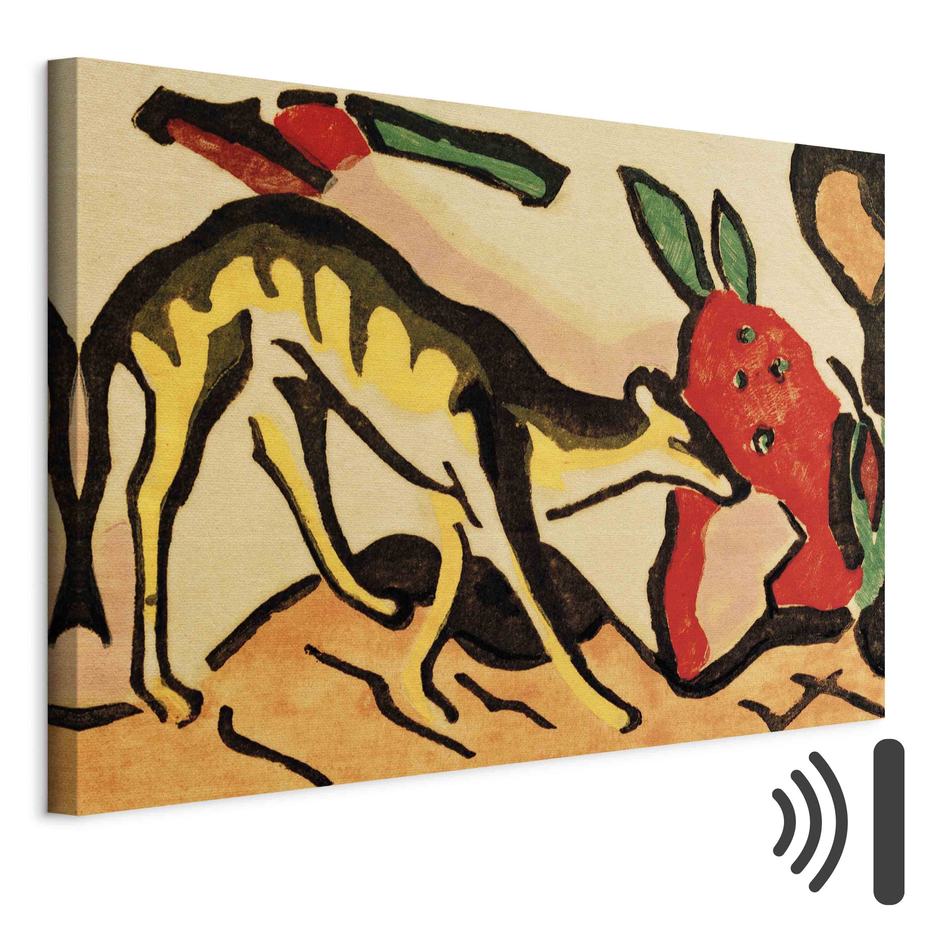 Leinwandbild - Franz Marc – Fabeltier
