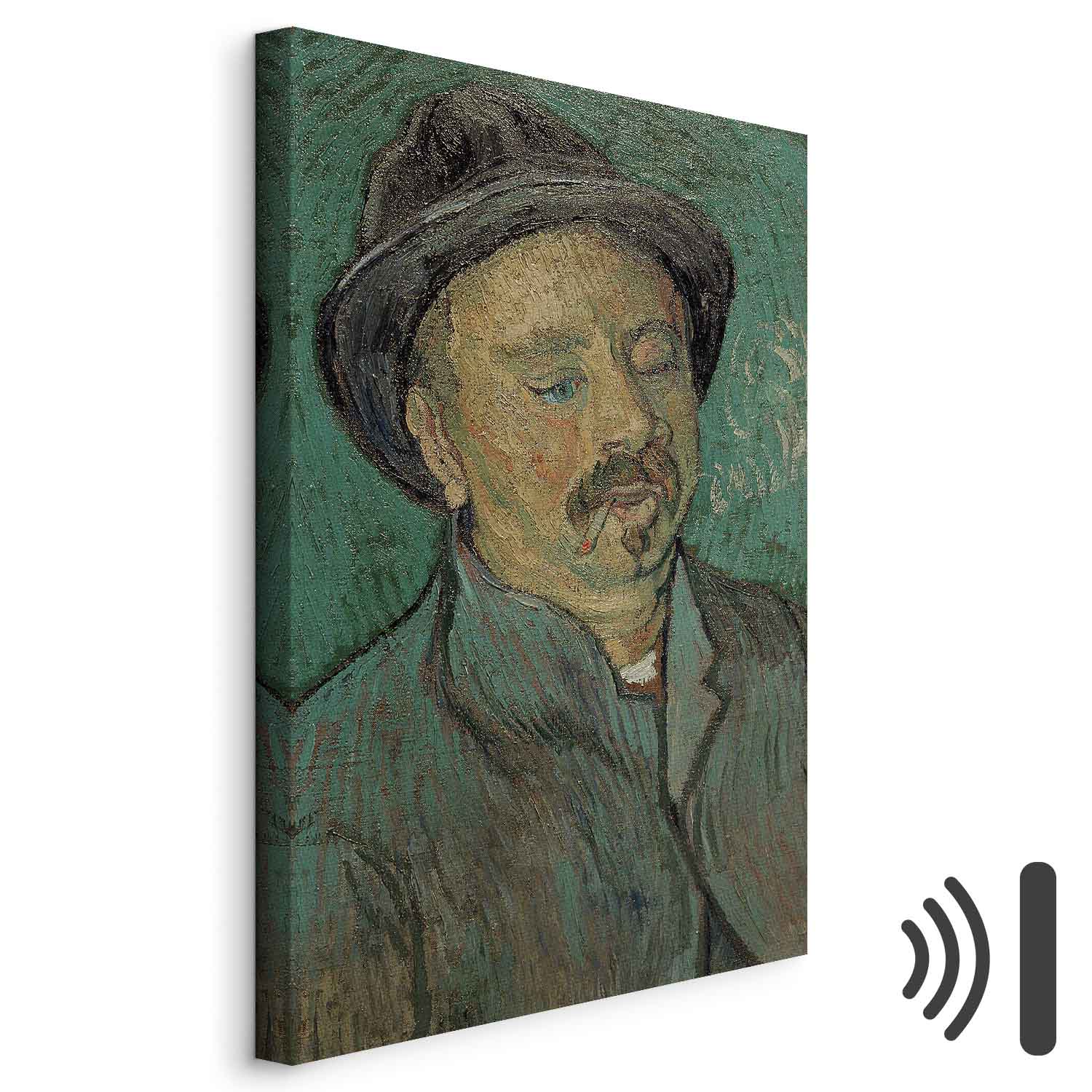 Leinwandbild - Vincent Van Gogh – Portrait of a one eyed man