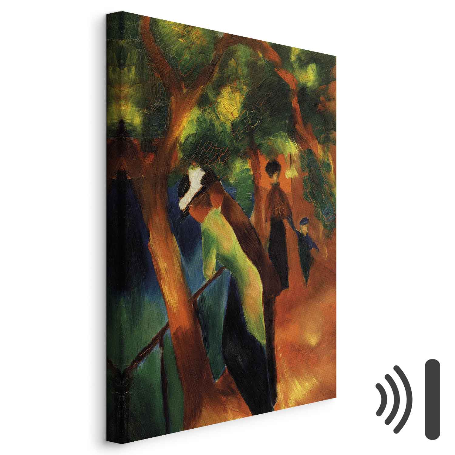 Leinwandbild - August Macke – Sunny Path