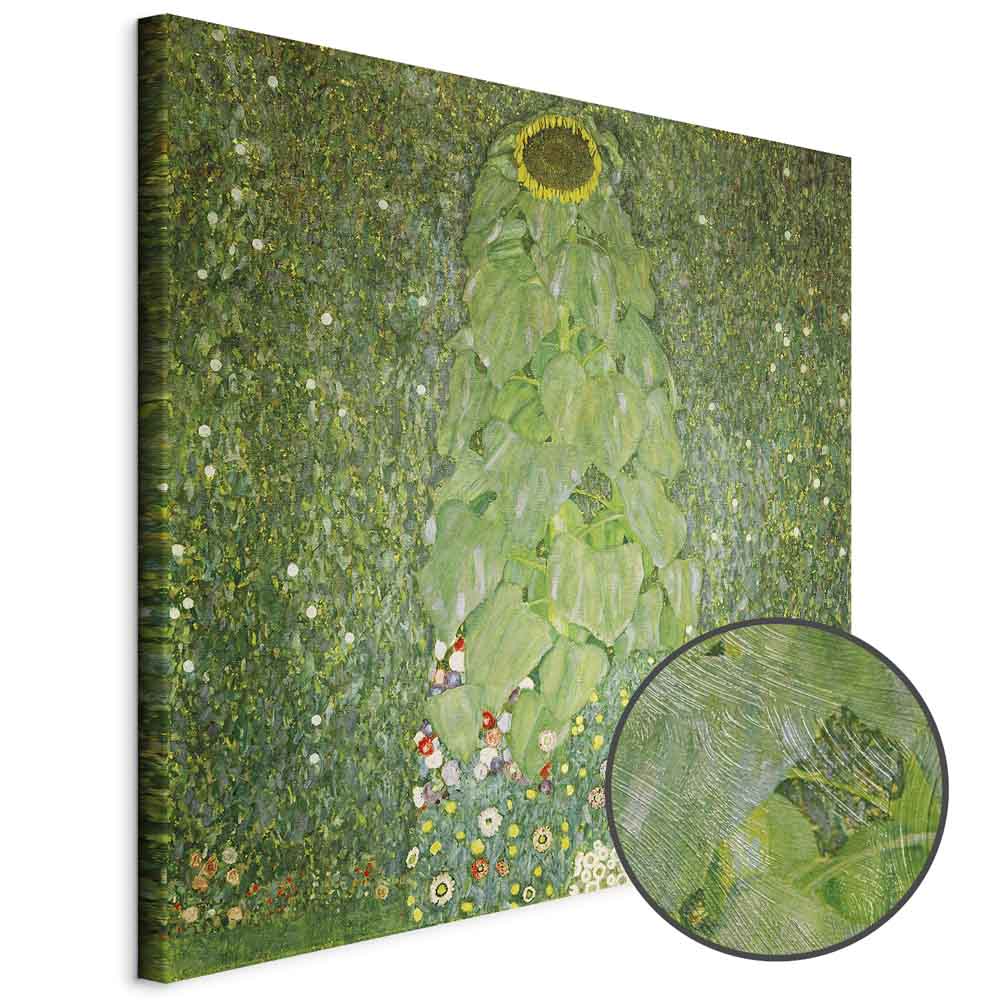 Leinwandbild - Gustav Klimt – The Sunflower