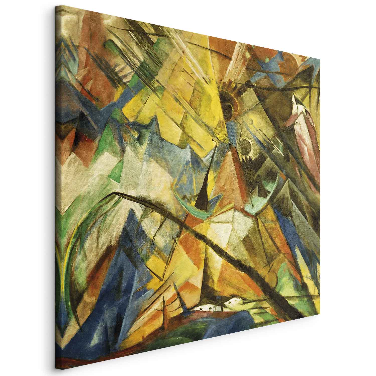 Leinwandbild - Franz Marc – Tirol