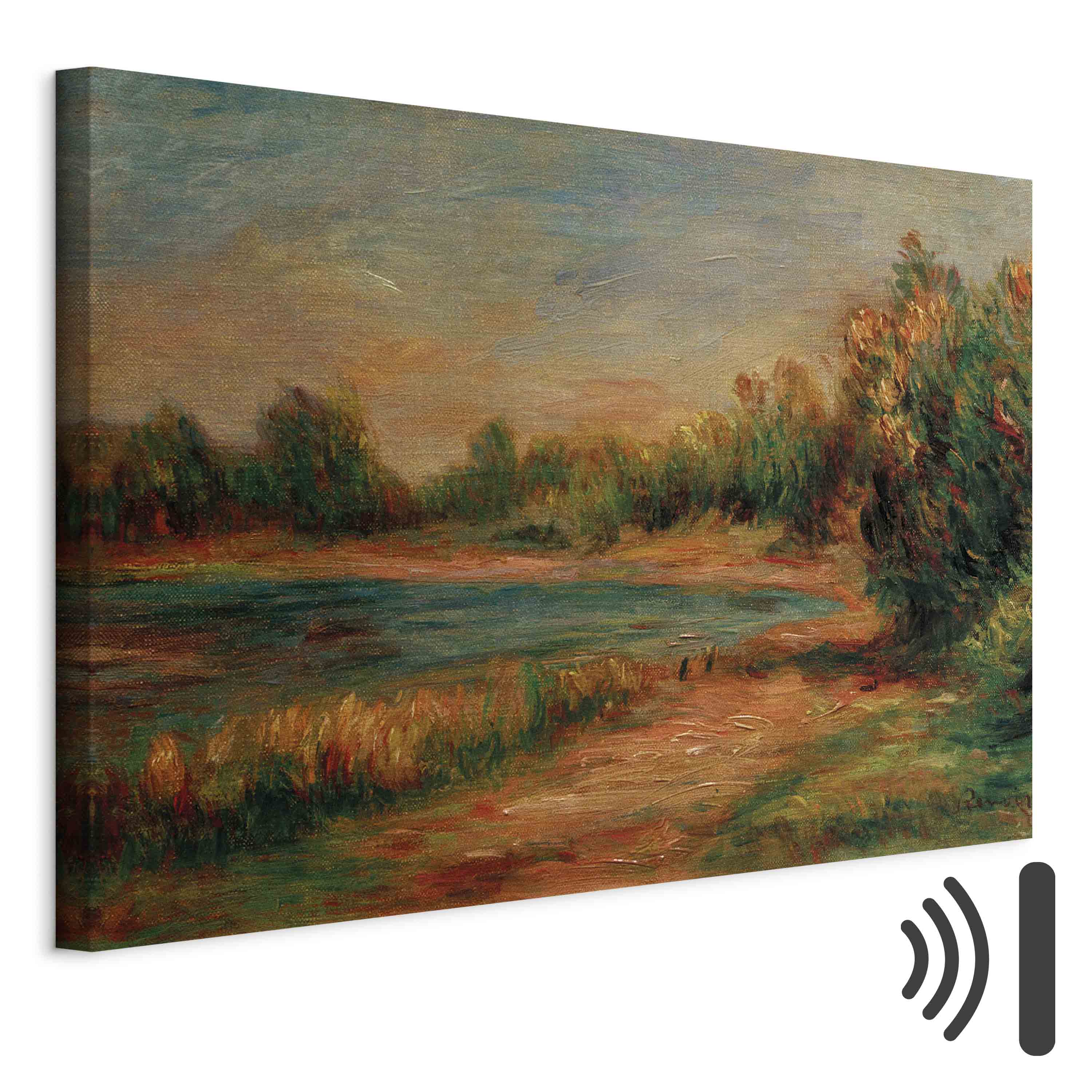 Leinwandbild - Pierre-Auguste Renoir – Paysage à Guernesey
