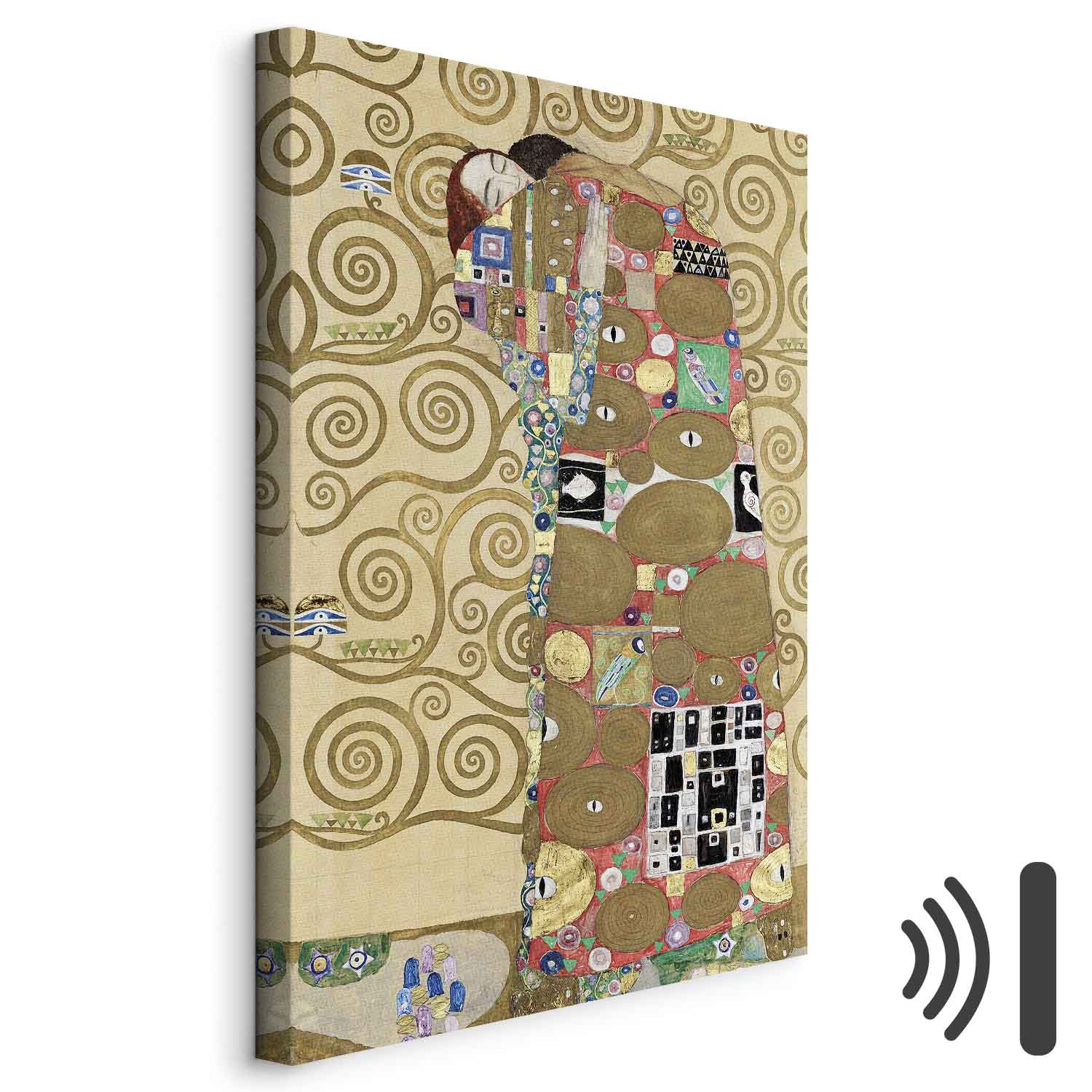 Leinwandbild - Gustav Klimt – The Fulfillment