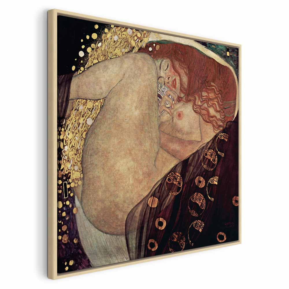 Leinwandbild - Gustav Klimt – Danae
