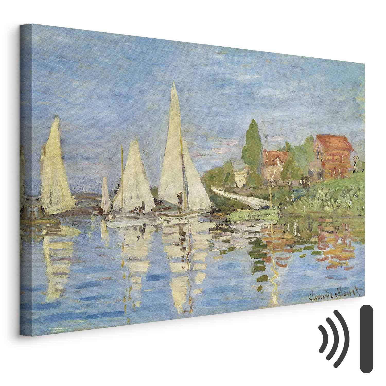 Leinwandbild - Claude Monet – Regattas at Argenteuil