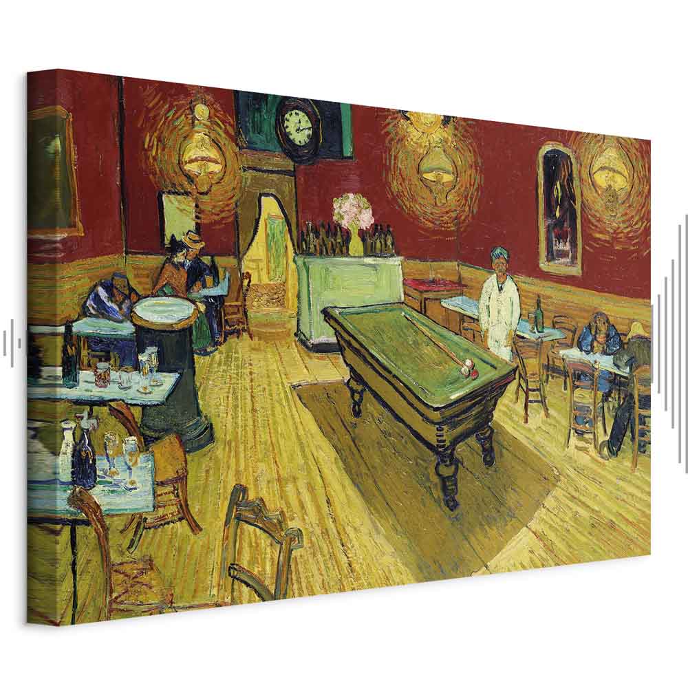 Leinwandbild - Vincent van Gogh – The Night Café