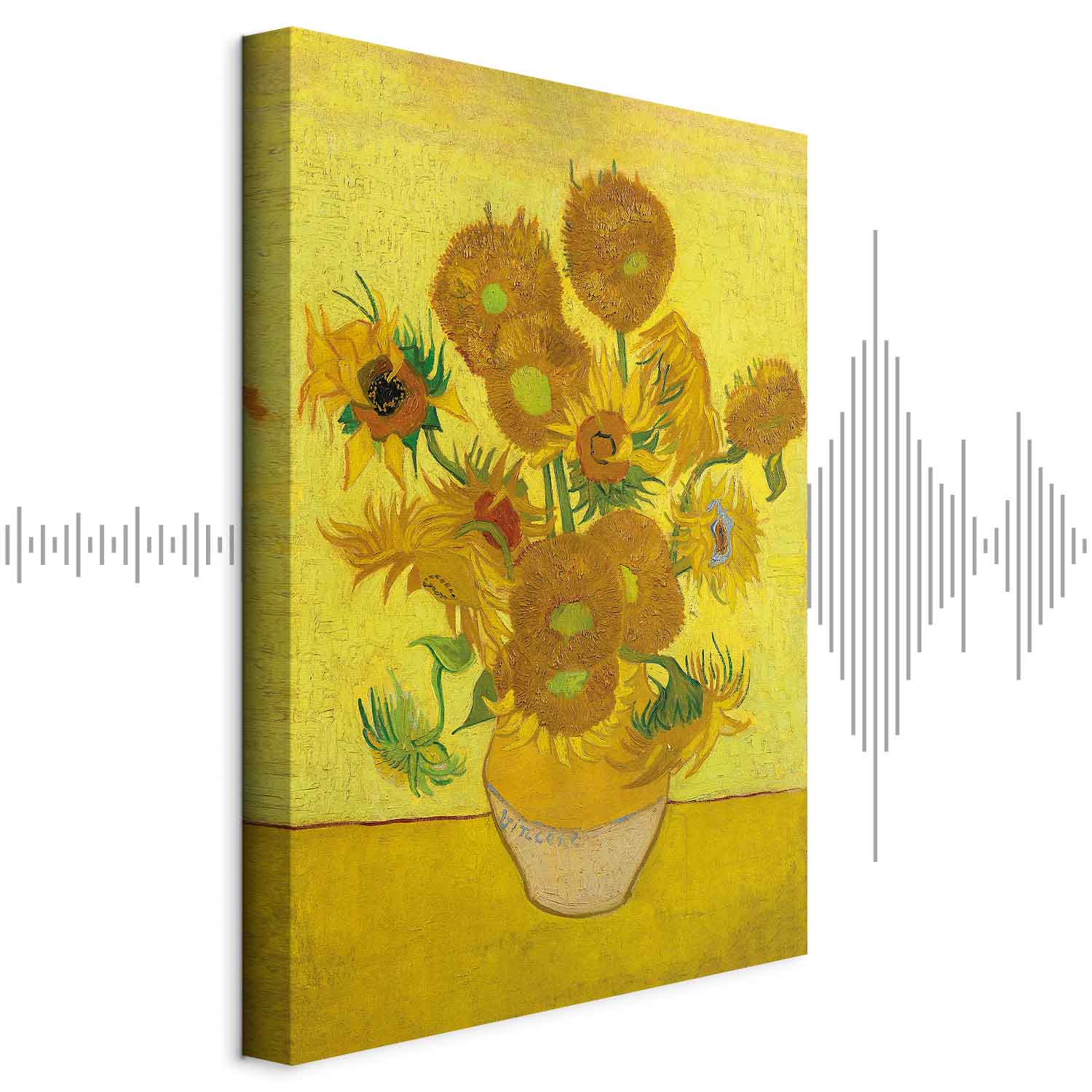 Leinwandbild - Vincent van Gogh – Still Life: Vase With Fifteen Sunflowers
