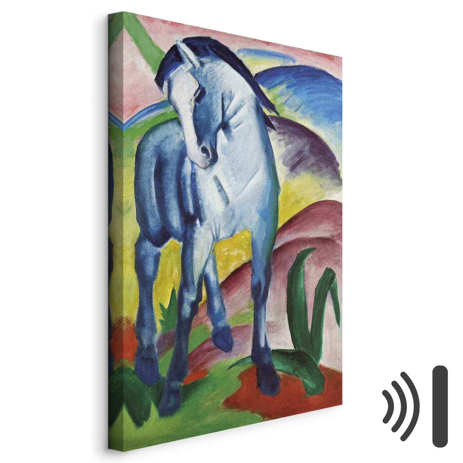 Leinwandbild - Franz Marc – Blue Horse