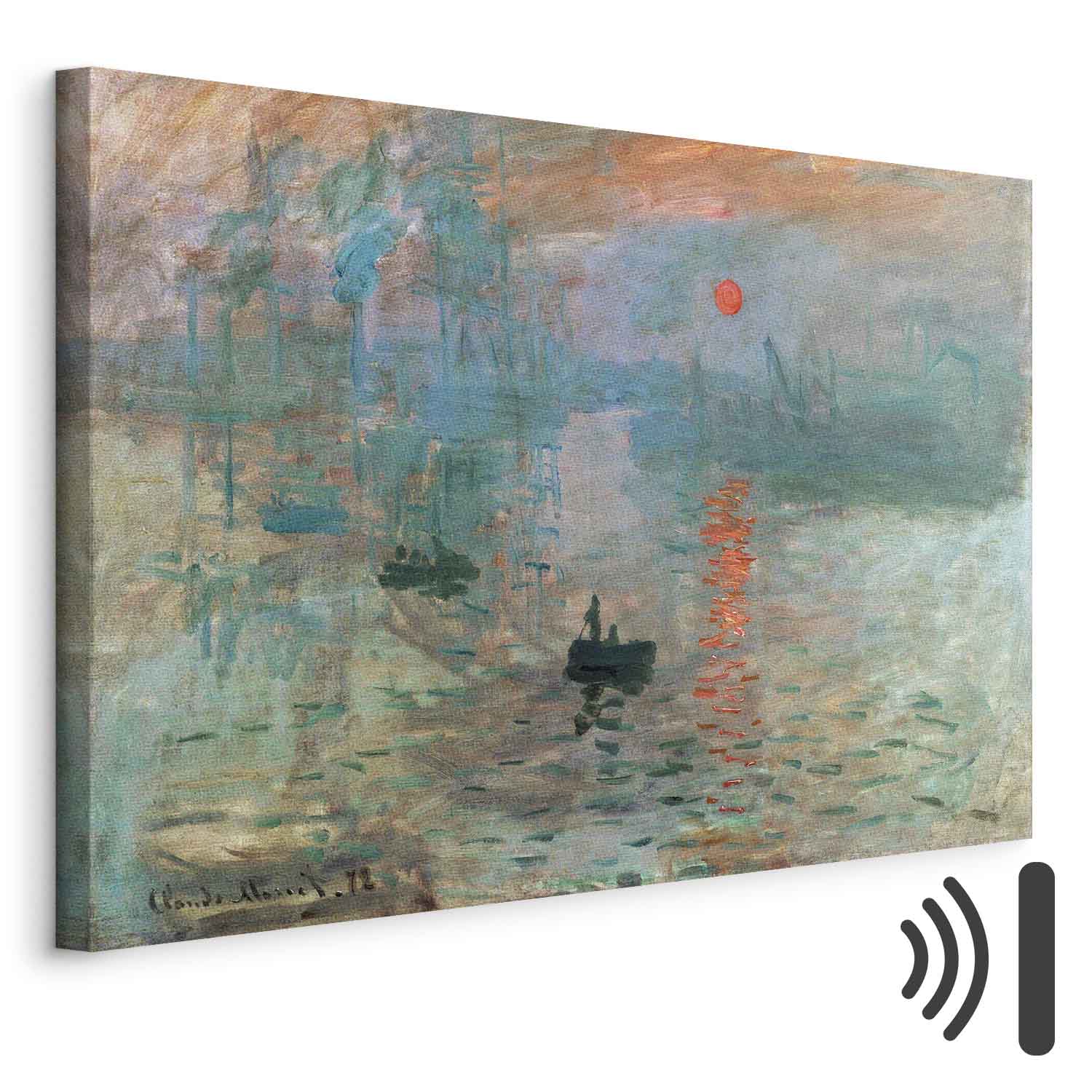 Leinwandbild - Claude Monet – Impression, Sunrise
