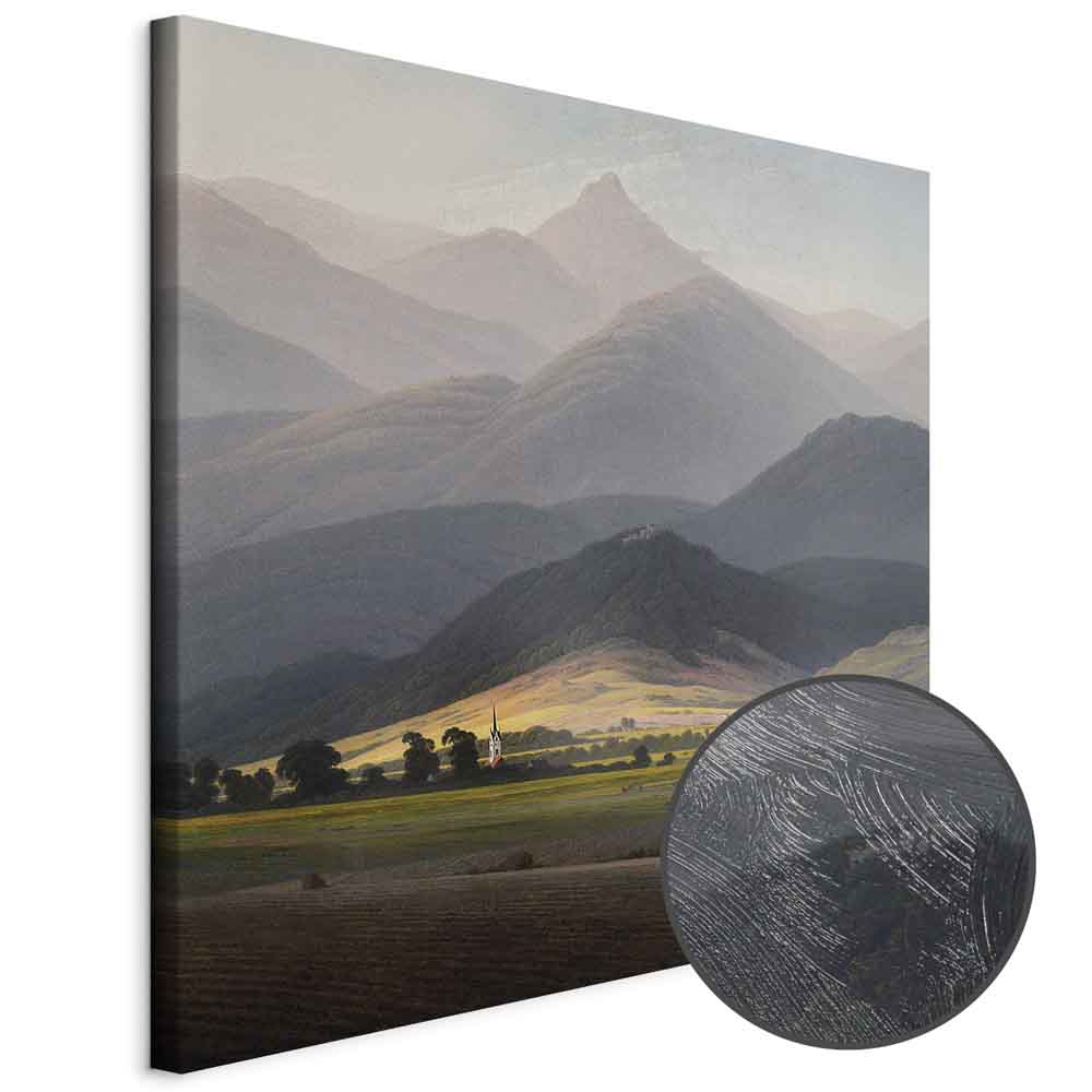 Leinwandbild - Caspar David Friedrich – The Great Mountains