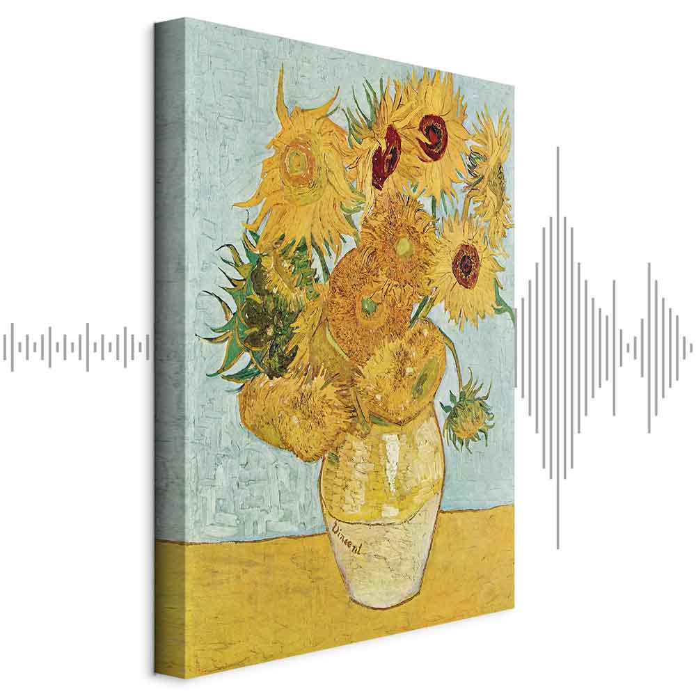 Leinwandbild - Vincent van Gogh – Still Life: A Vase With Twelve Sunflowers III