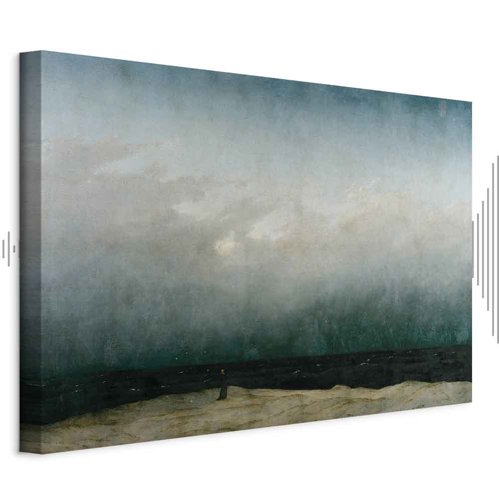 Leinwandbild - Caspar David Friedrich – The Monk by the Sea