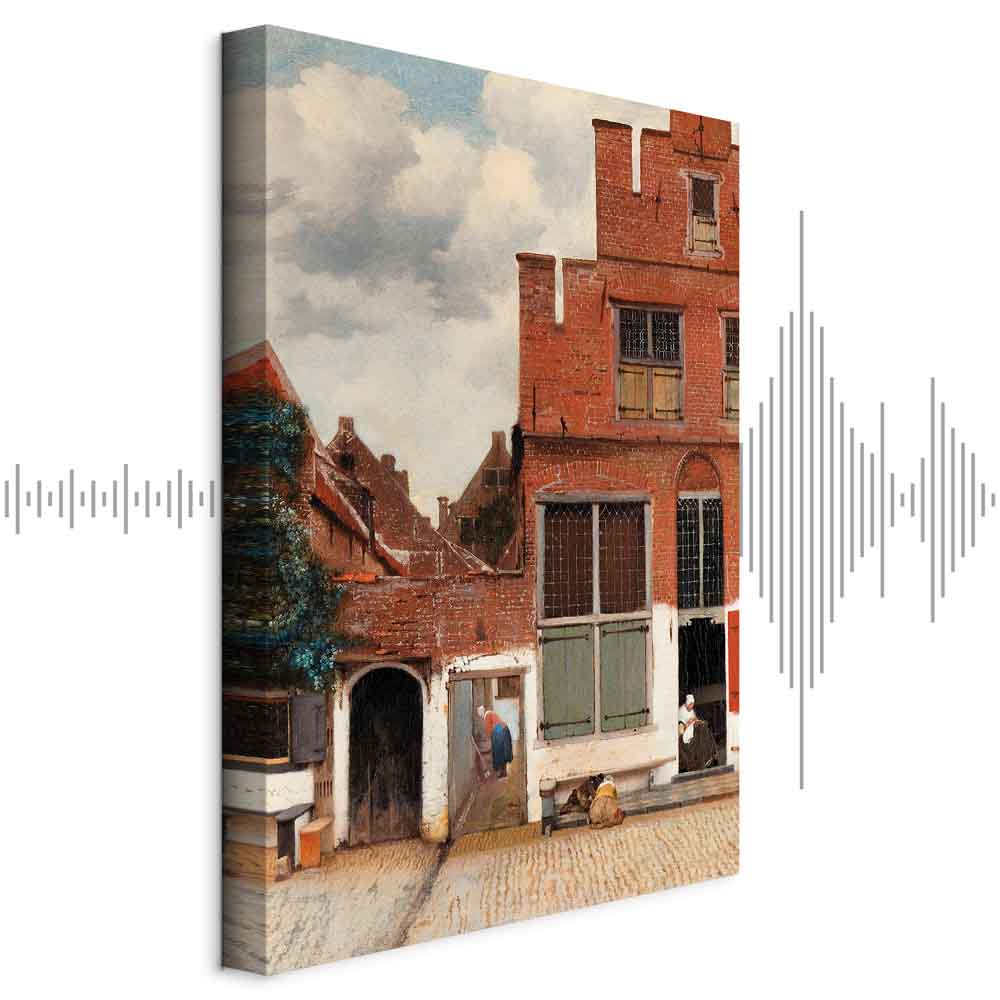 Leinwandbild - Jan Vermeer – The Little Street