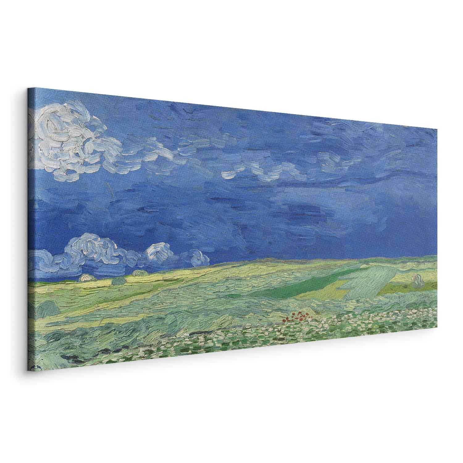 Wandbild XXL - Vincent van Gogh – Wheat Field under Thunderclouds