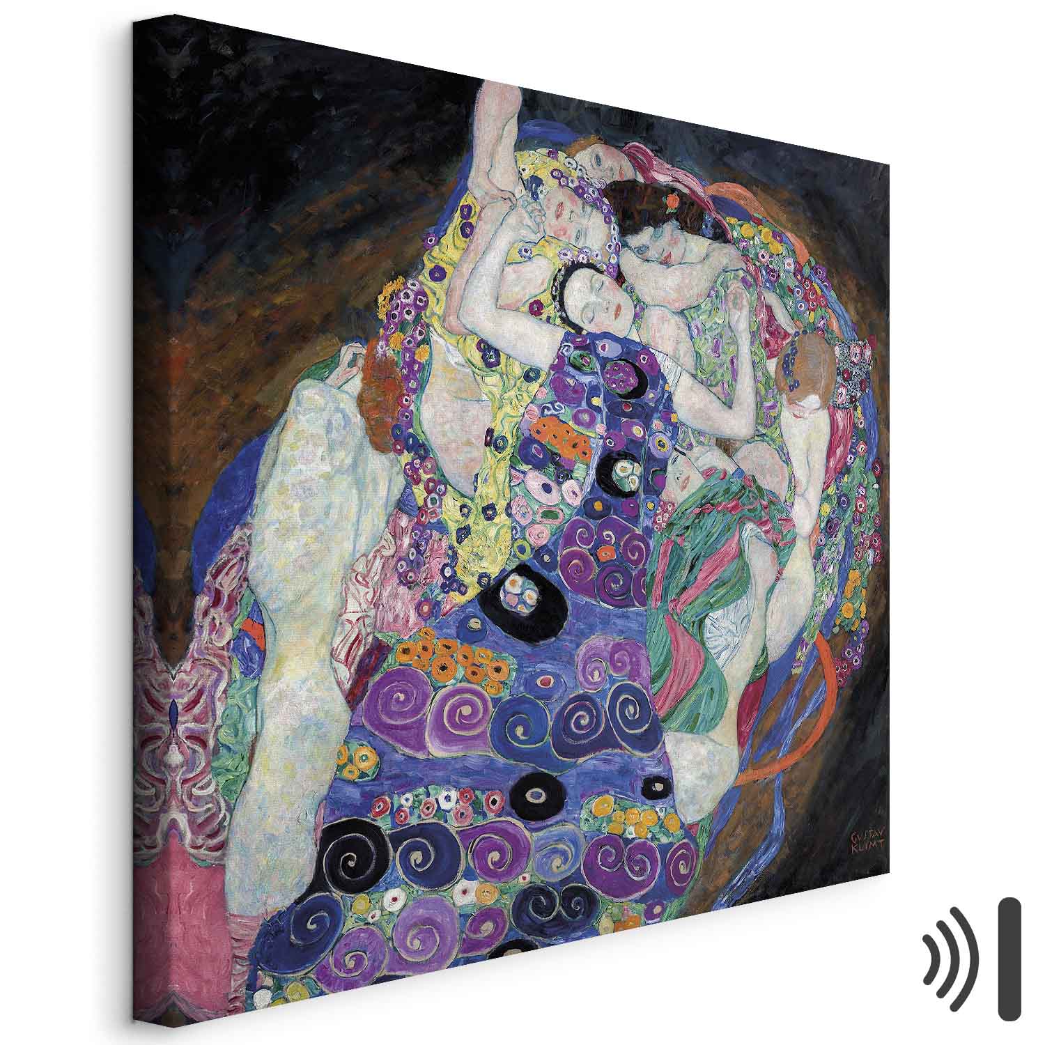 Leinwandbild - Gustav Klimt – Virgin