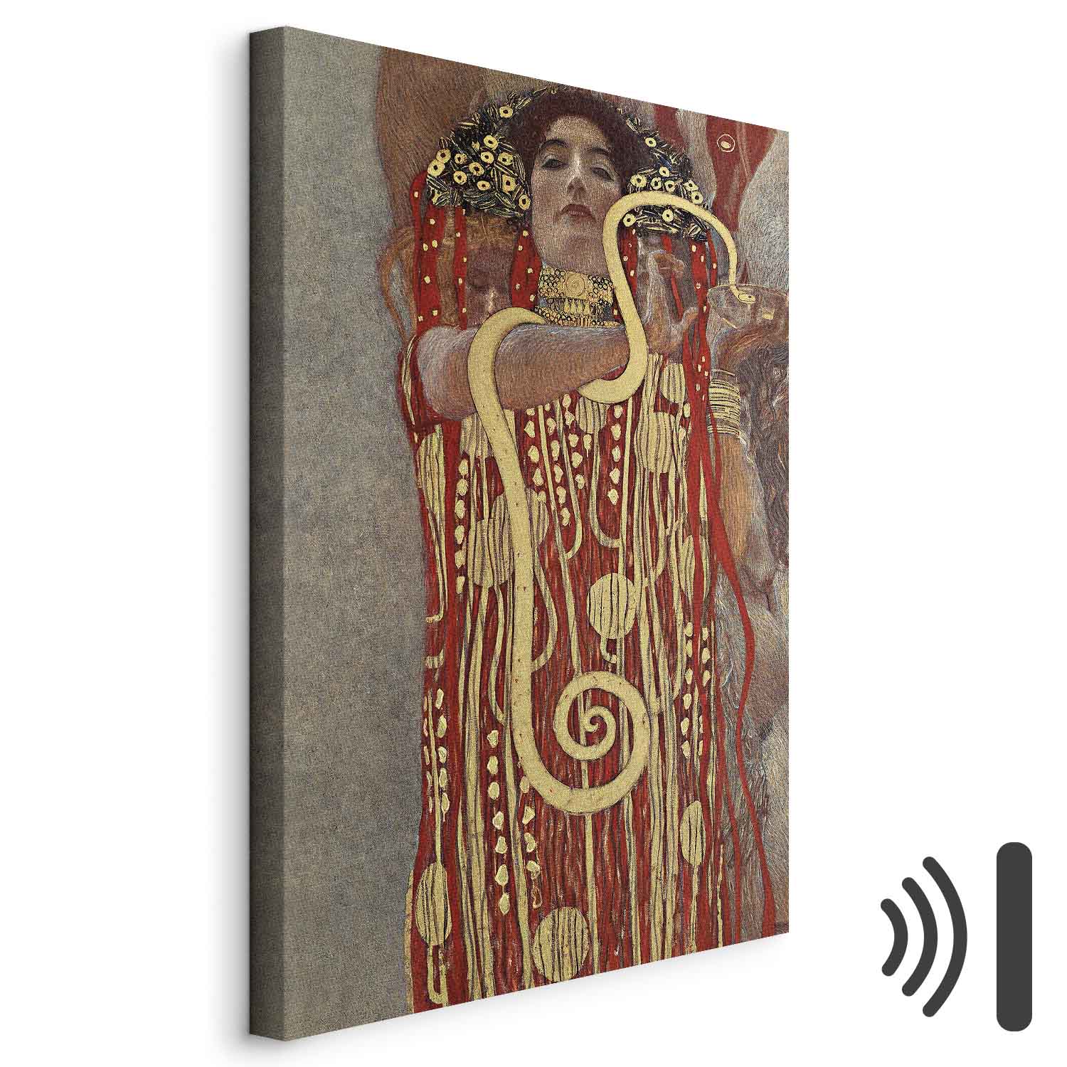 Leinwandbild - Gustav Klimt – Medicine (Hygiea)