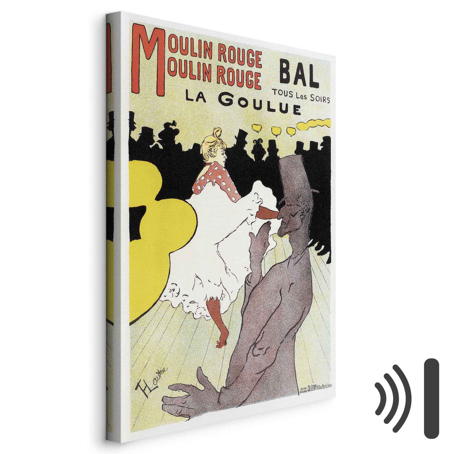 Leinwandbild - Henri de Toulouse-Lautrec – Moulin Rouge – La Goulue