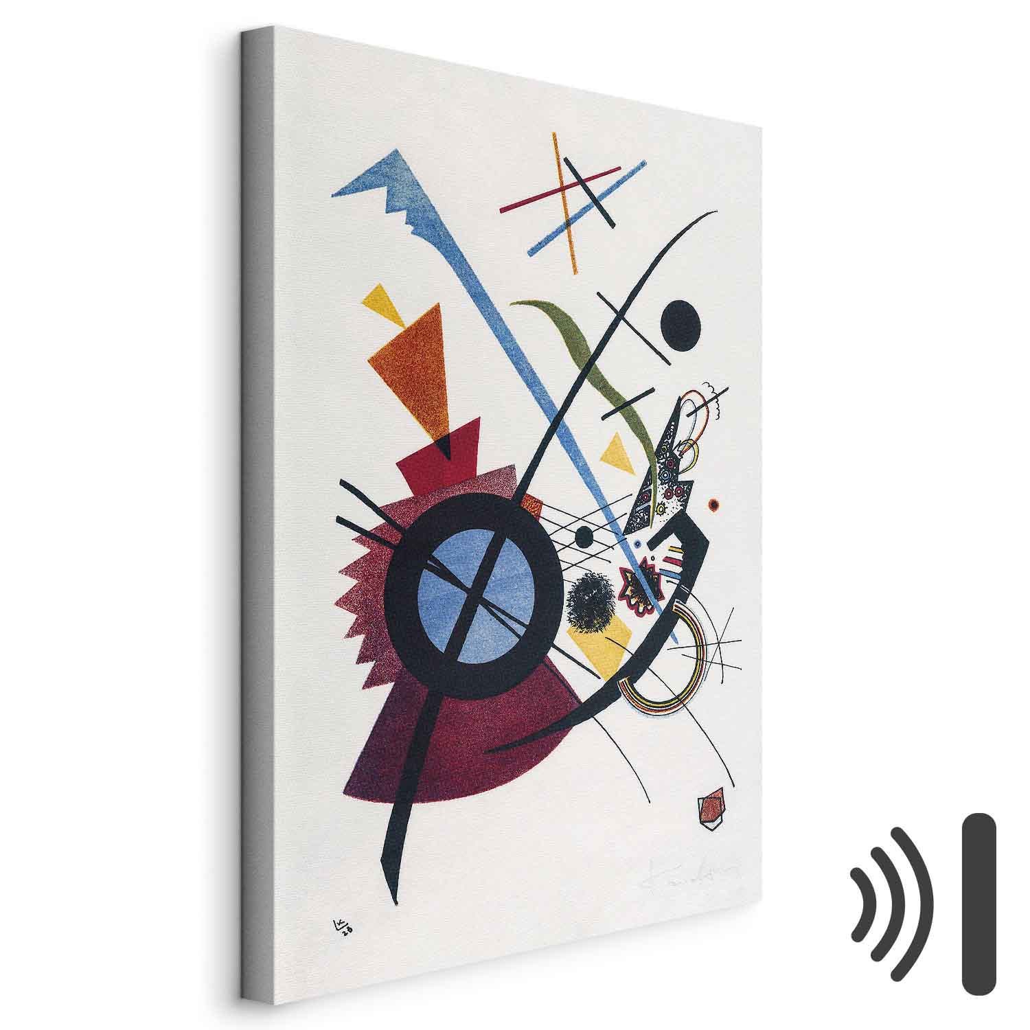 Leinwandbild - Wassily Kandinsky – Violett