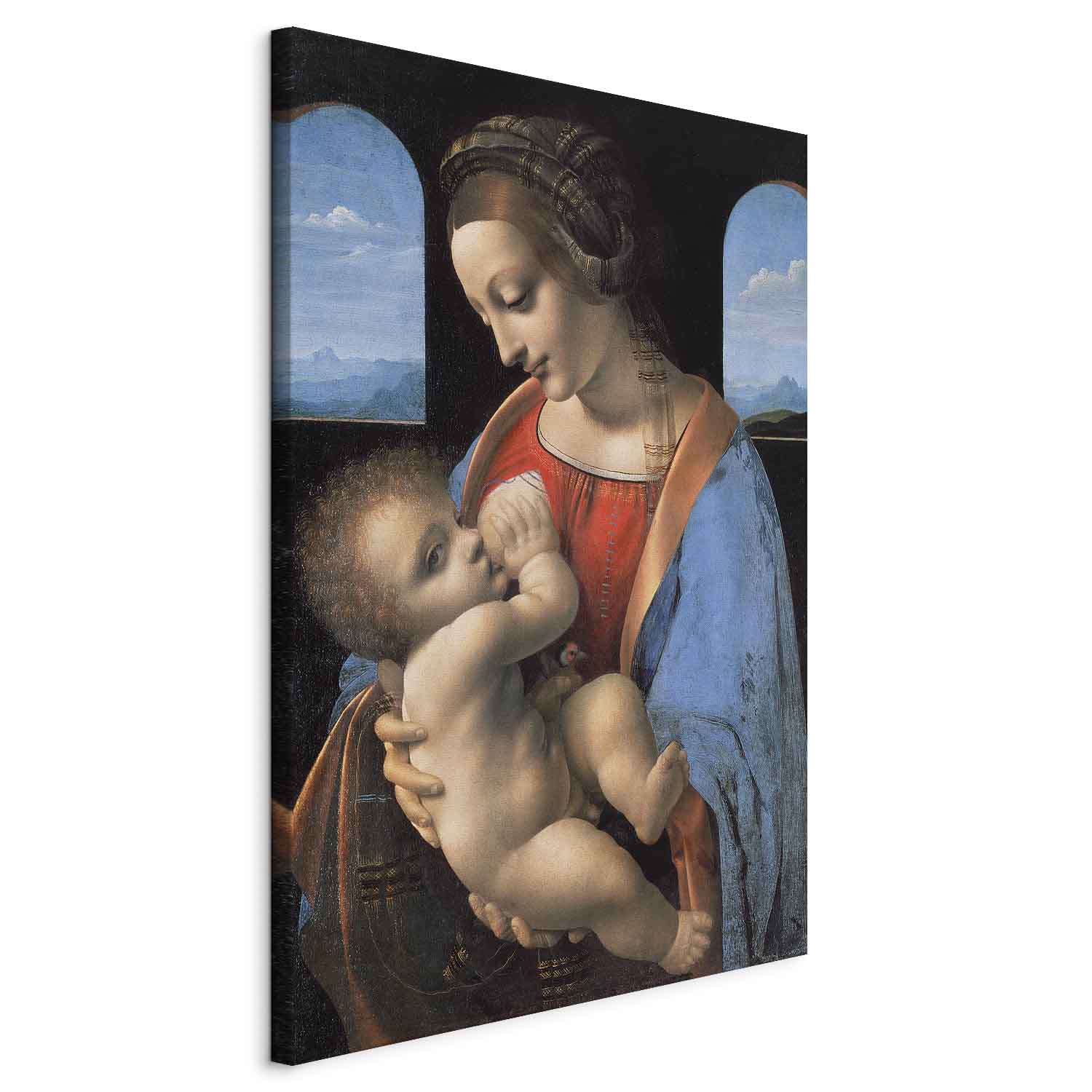 Wandbild XXL - Leonardo da Vinci – Madonna Litta