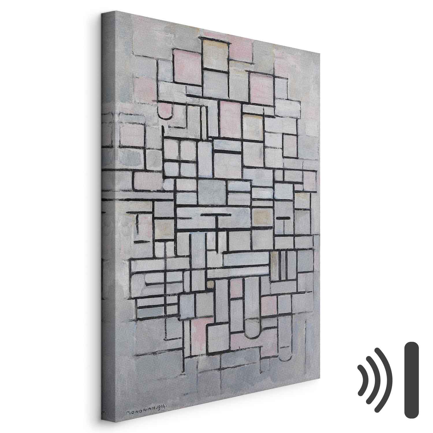Leinwandbild - Piet Mondrian – Composition No IV