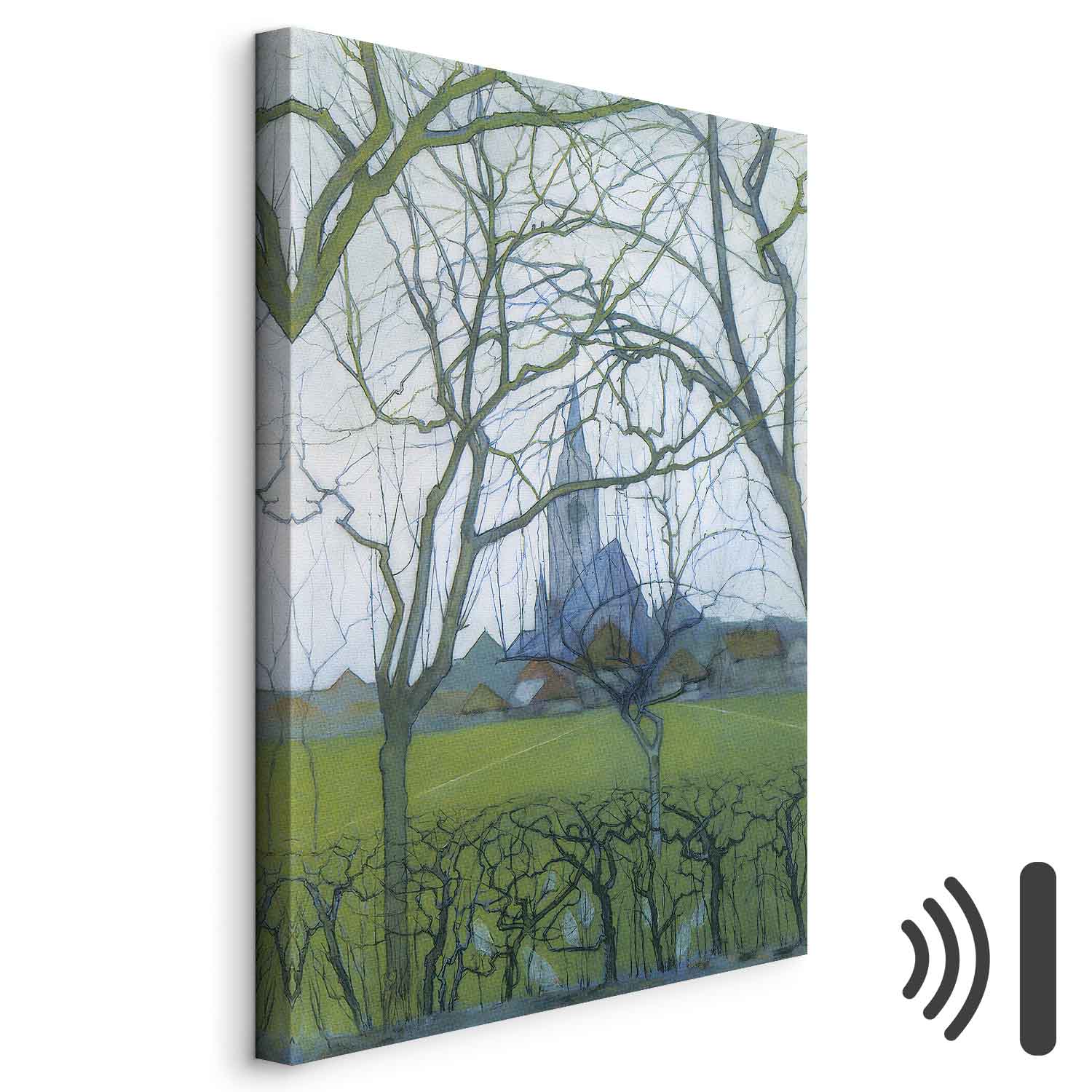 Leinwandbild - Piet Mondrian – St. Jacob's Church