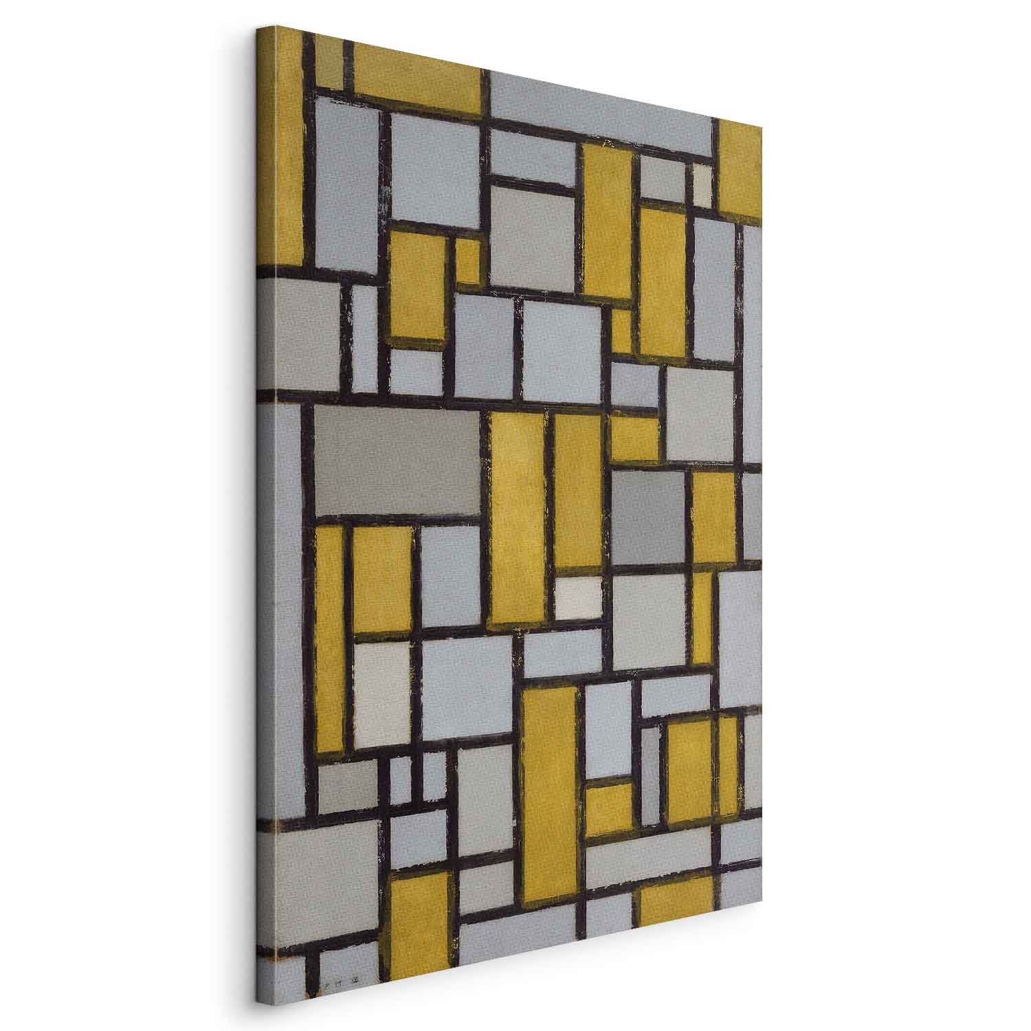 Wandbild XXL - Piet Mondrian – Composition with Grid 27