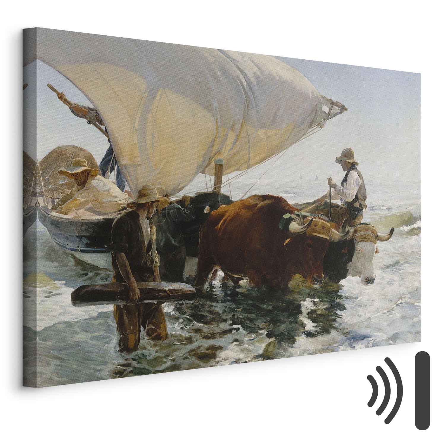 Leinwandbild - Joaquín Sorolla y Bastida – The Return from Fishing