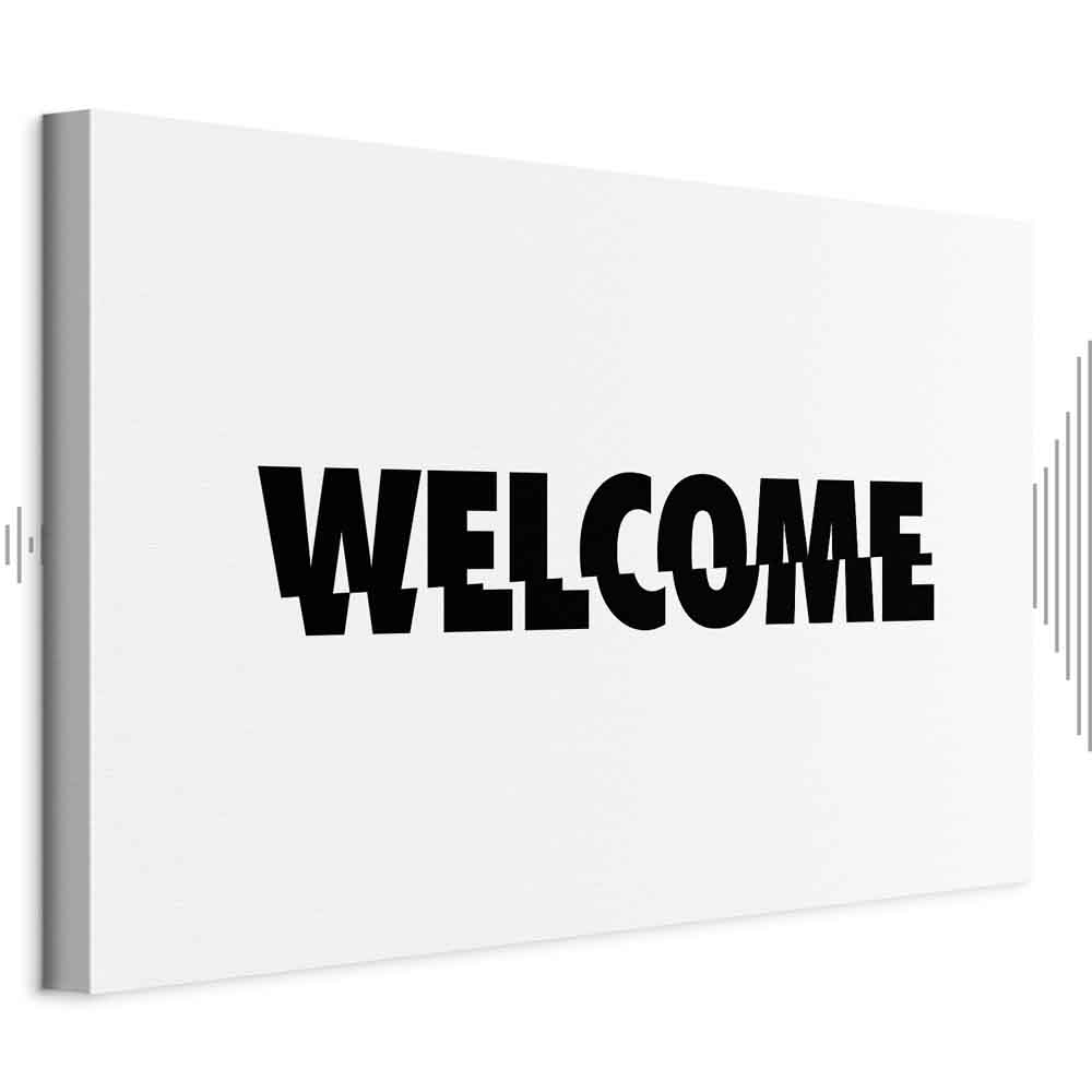 Leinwandbild - Welcome (1 Part) Wide