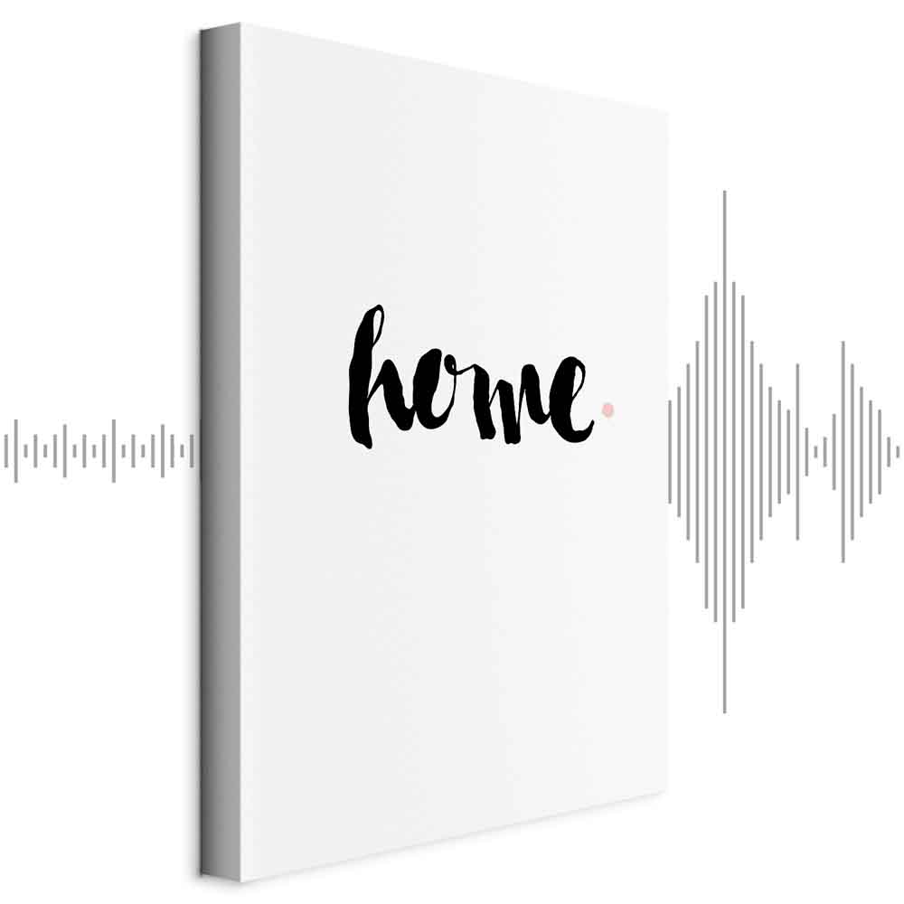 Leinwandbild - Home and Dot (1 Part) Vertical