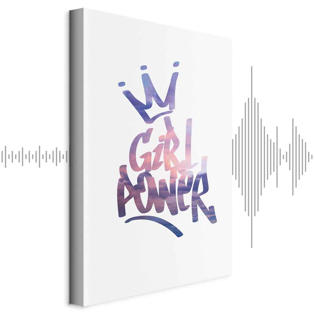 Leinwandbild - Girl Power (1 Part) Vertical