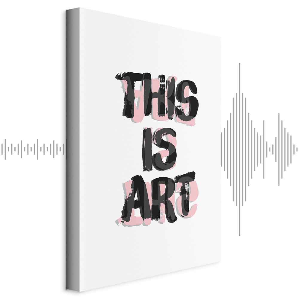 Leinwandbild - This Is Art (1 Part) Vertical