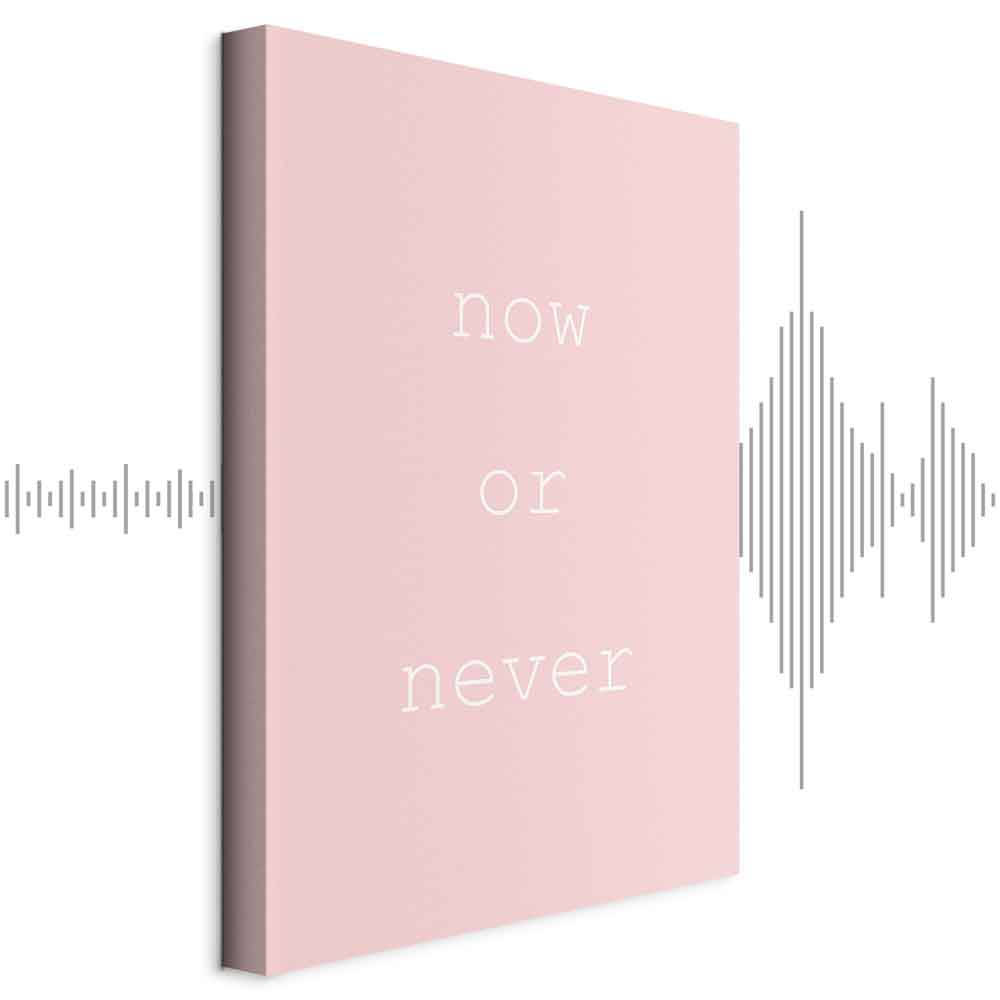 Leinwandbild - Now or Never (1 Part) Vertical