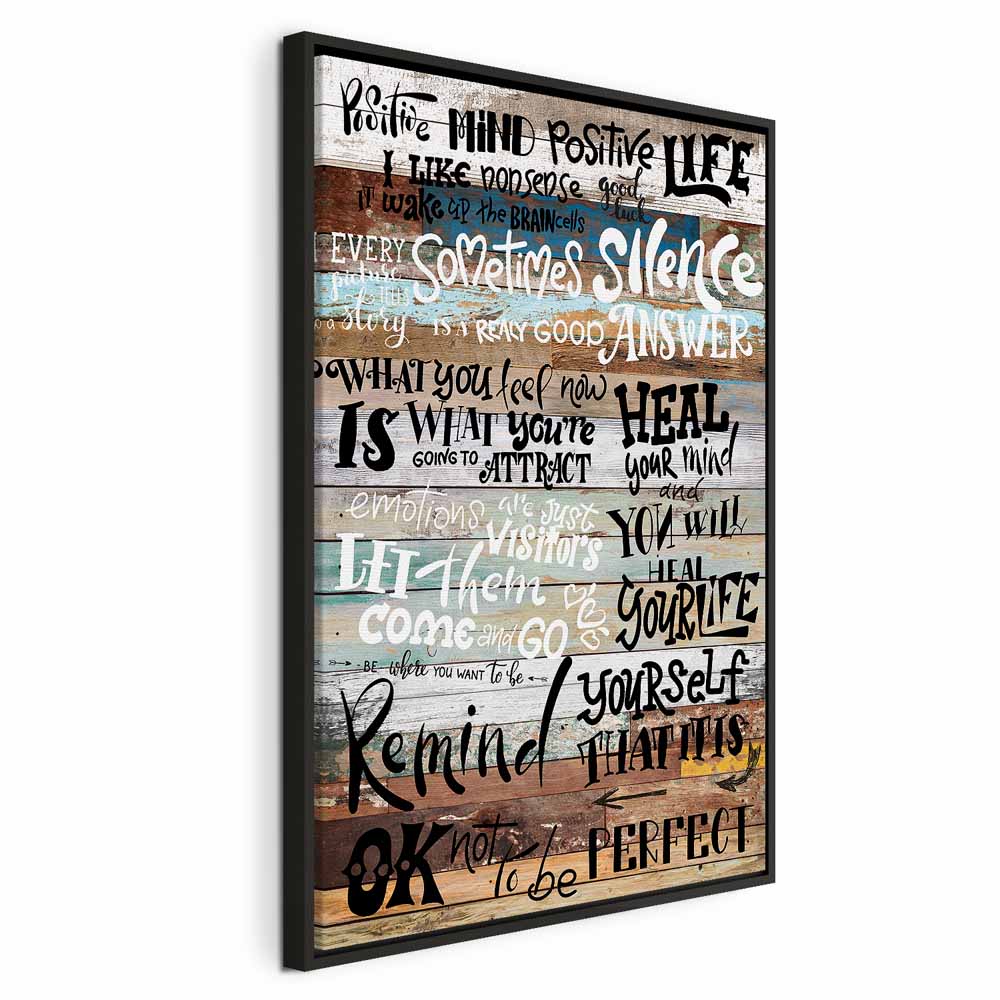 Leinwandbild - Positive Affirmations