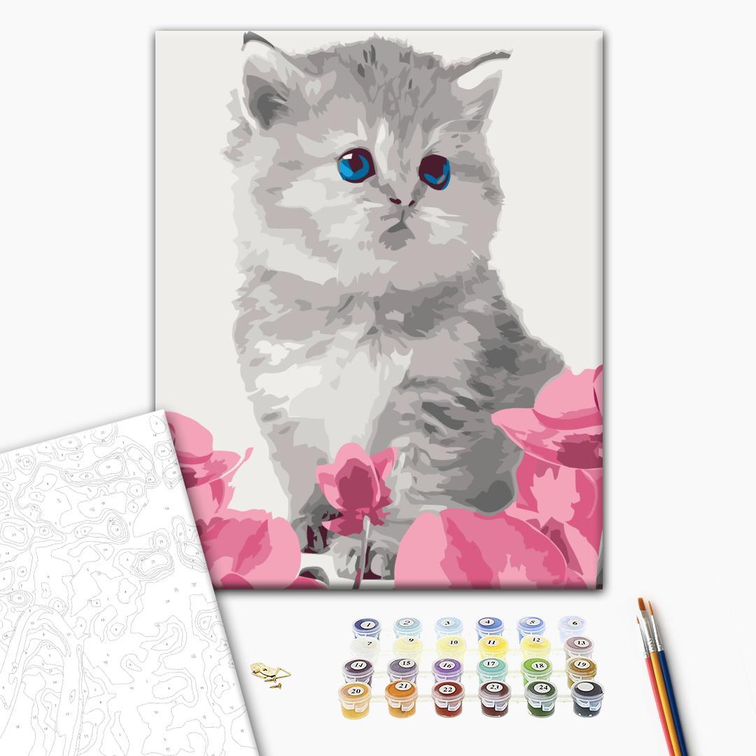 Malen nach Zahlen - Kitty Cat