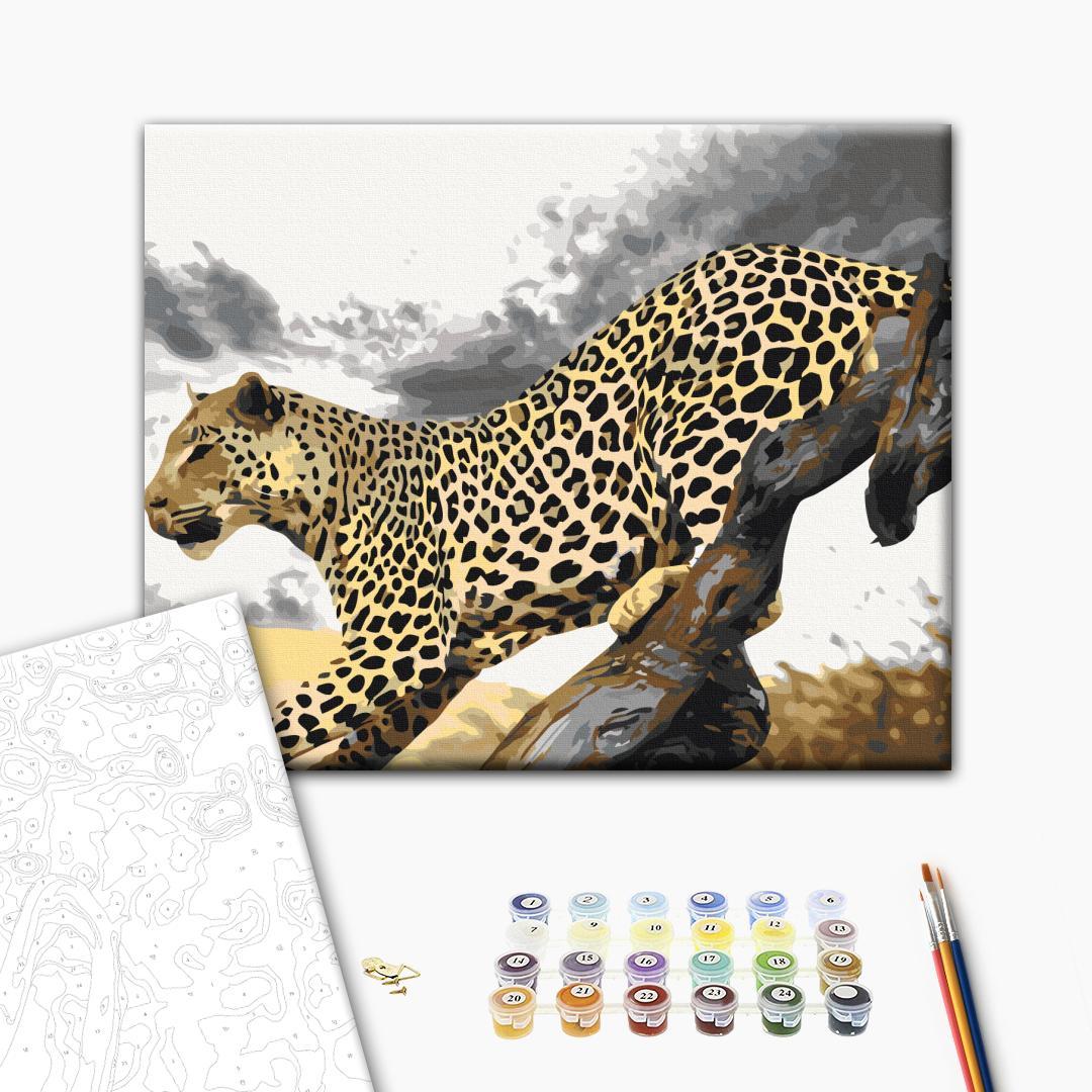 Malen nach Zahlen - Cheetah