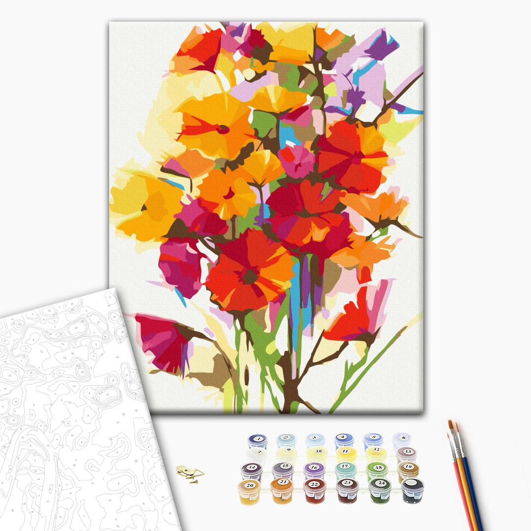 Malen nach Zahlen - Summer Flowers