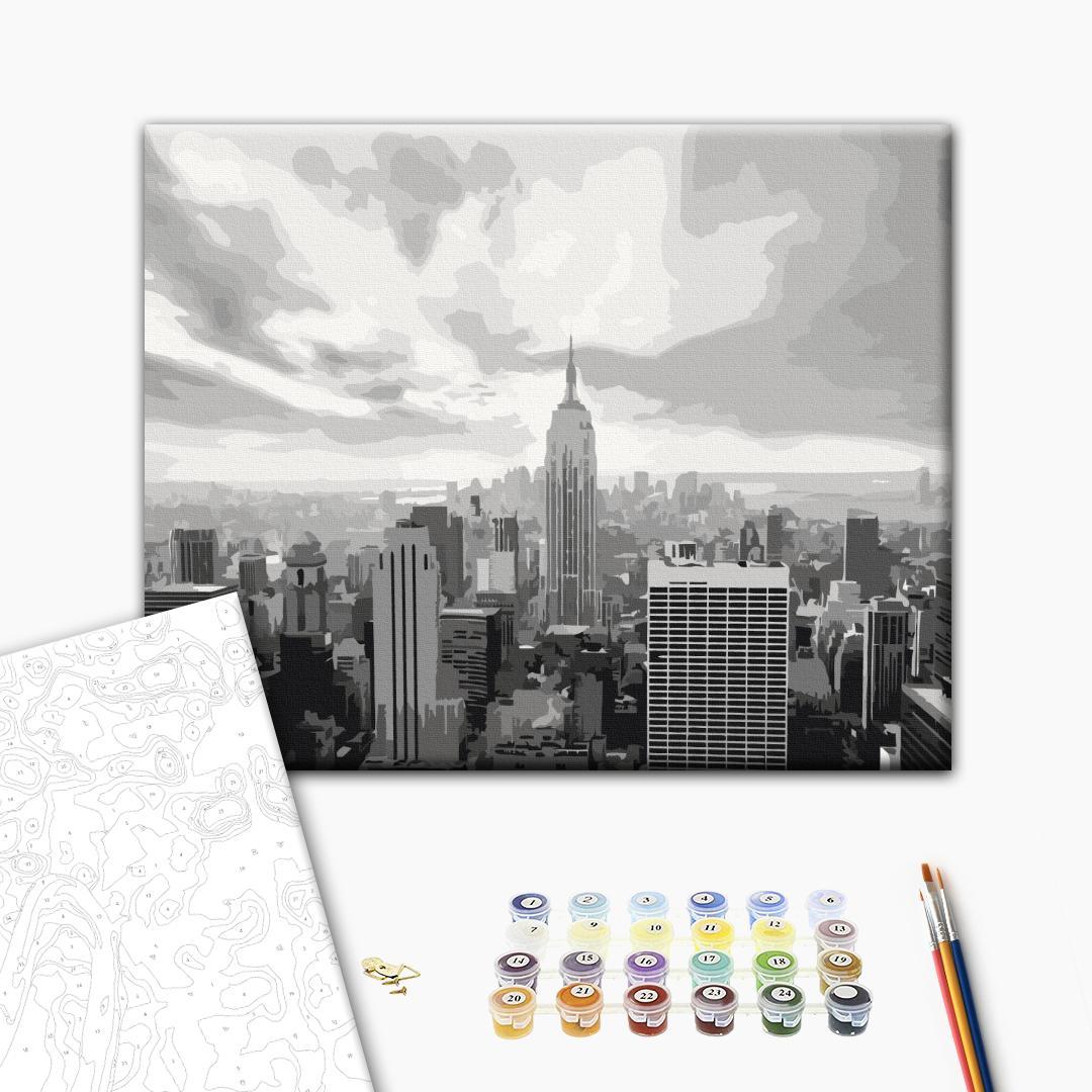 Malen nach Zahlen - Grey New York