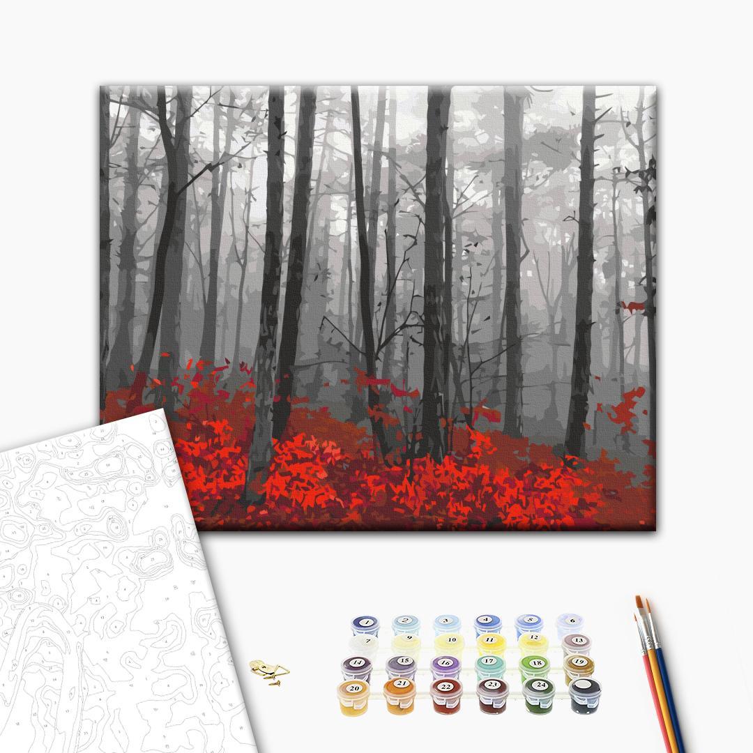 Malen nach Zahlen - Naked Trees