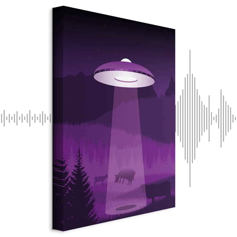Leinwandbild - Ufo (1 Part) Vertical