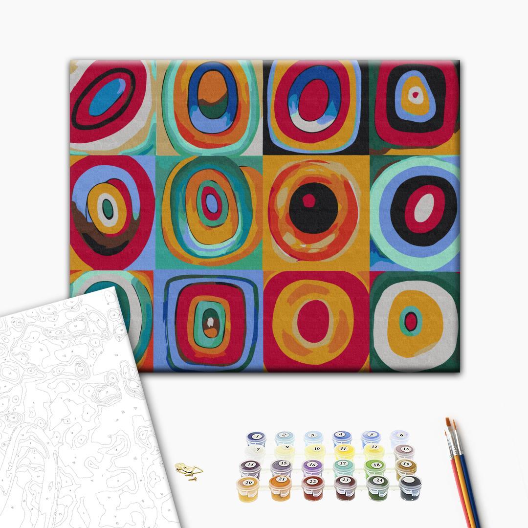 Malen nach Zahlen - Colourful Rings