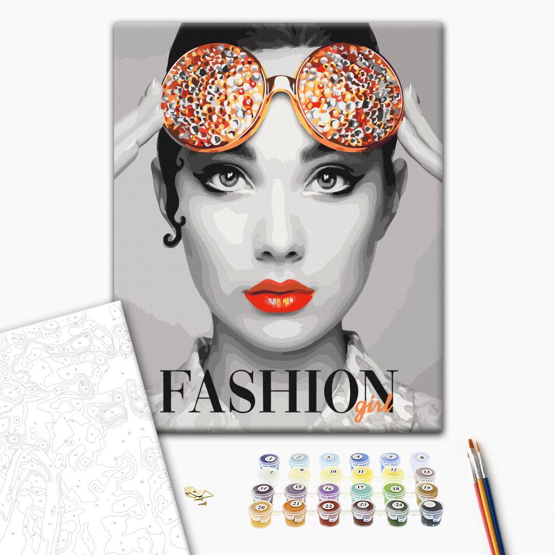 Malen nach Zahlen - Fashion Girl