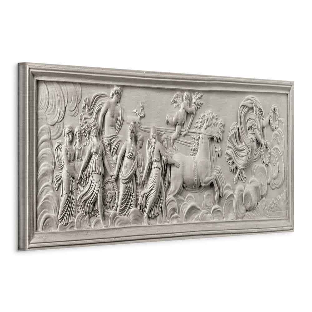 Leinwandbild - Relief: Apollo and Muses