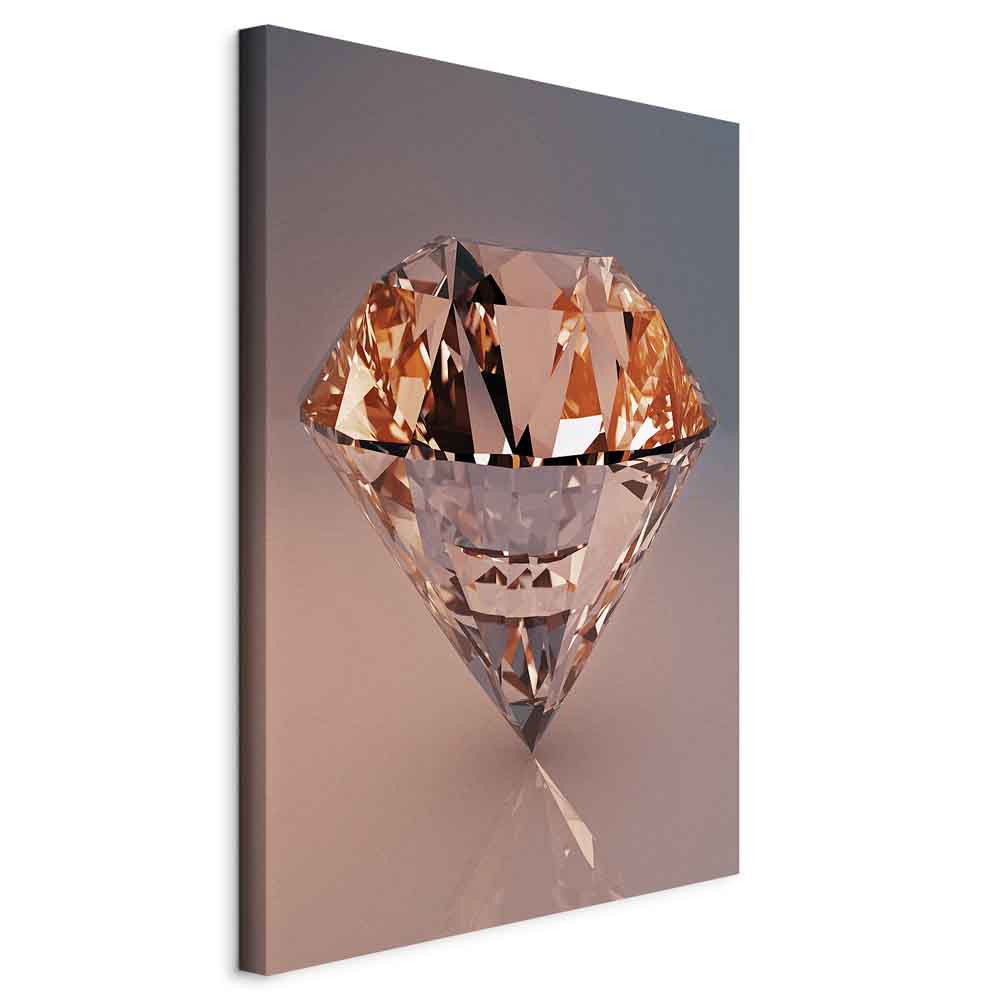 Leinwandbild - Costly Diamond (1 Part) Vertical