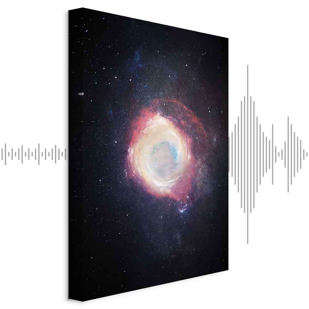 Leinwandbild - Galactic Explosion (1 Part) Vertical