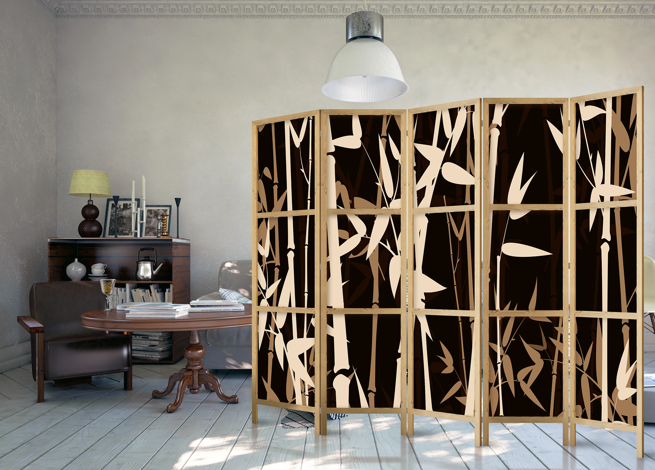 Japanischer Paravent - Style: Bamboo II